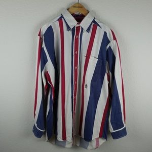 Tommy Hilfiger Vintage red & blue button down